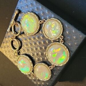 Sweet Iridescent Toggle Bracelet